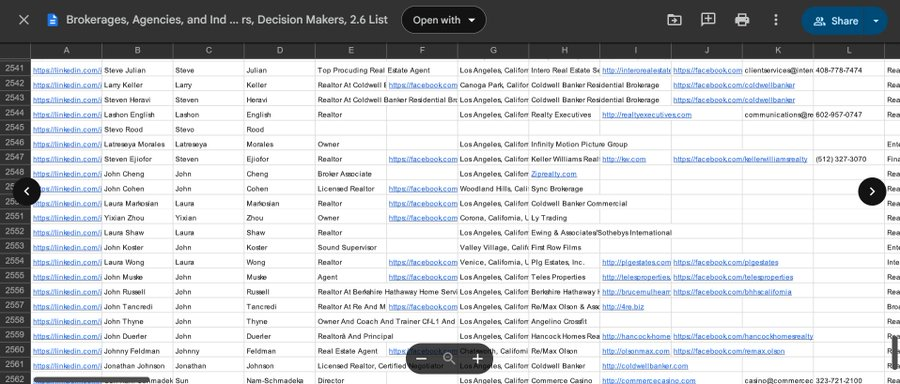 NGrigg's tweet photo. I BUILT A MASSIVE DATABASE OF BROKERAGES, AGENCIES & INDEPENDENT REALTORS

It’s fully updated with names, roles, emails, phone numbers, and LinkedIn profiles, all ready for outreach.

No scraping.
No guessing.
Just clean, organized data of active real estate professionals.

Normally priced at $2197, but I’m sharing it here for FREE.

Want access?

Like + Comment “197” + Repost, and I’ll DM it to you.

(Must follow for DM)