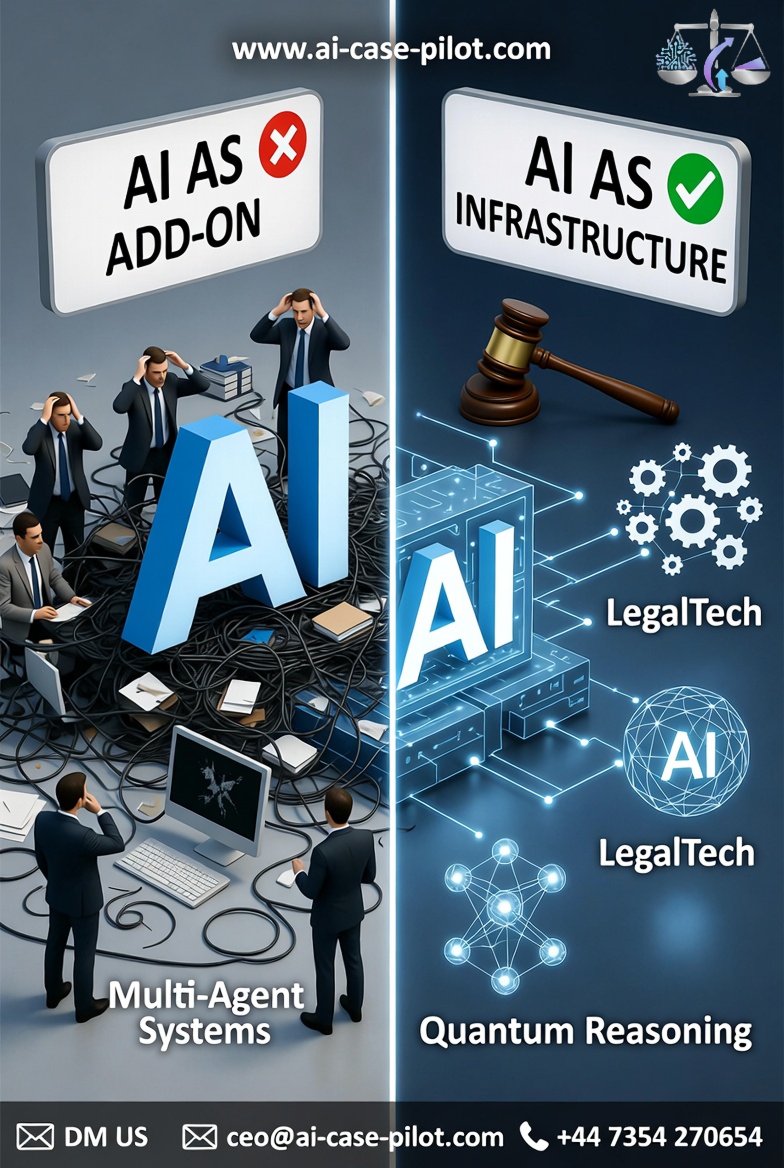DigitalCodeByte's tweet photo. 𝗔𝗜 𝗮𝗱𝗼𝗽𝘁𝗶𝗼𝗻 𝗳𝗮𝗶𝗹𝘀 𝘄𝗵𝗲𝗻 𝗳𝗶𝗿𝗺𝘀 𝘁𝗿𝗲𝗮𝘁 𝗶𝘁 𝗮𝘀 𝗮𝗻 𝗮𝗱𝗱-𝗼𝗻.

#AICasePilot #LegalAI #LegalTech #DigitalCodeByte #LawFirms #Litigation #MultiAgentSystems #LegalIntelligence #FutureOfLaw #NewYear2026 https://t.co/4jqiBHIrYJ