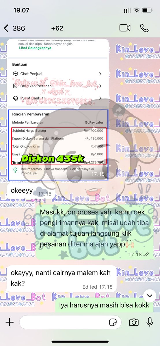 kin_love_bot's tweet photo. [2001] Testimoni Gestun Fresh Today 😘🤩

💰 Gestun Gopaylater 4.237.700 Get 4.000.000 🤑

Dapat diskon gede yah gusy ini 😋💓 buat yang mau gestun tokopedia bisa pake voucher yah, cair fast 🫶🏻 https://t.co/xL8DsWjsNR