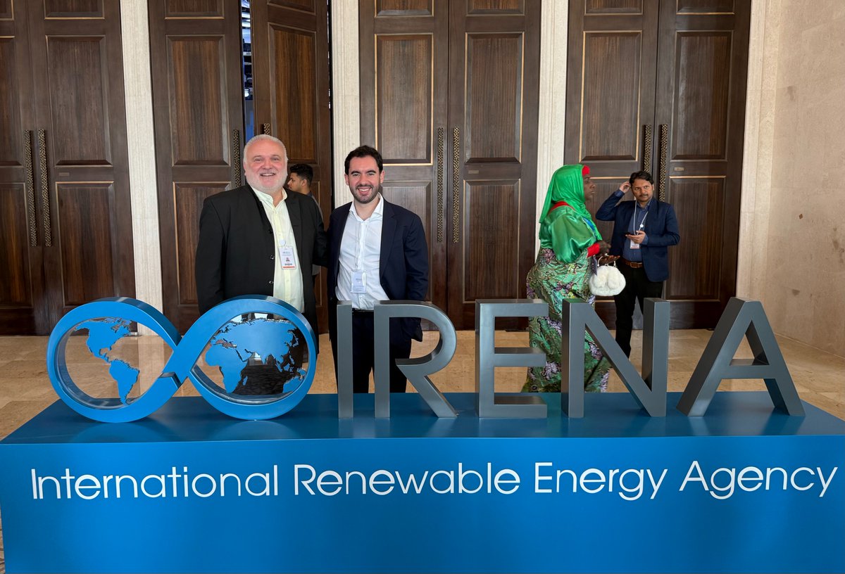 Ed Brown &amp; Jose Luis Ortega Moreno represented MECS at the 16th Session of the IRENA Assembly (#IRENA16A), contributing towards clean cooking discussions &amp; The UN’s #SDG7 Technical Advisory Group planning. Read MECS' key messages delivered at the event: mecs.org.uk/mecs-contribut…