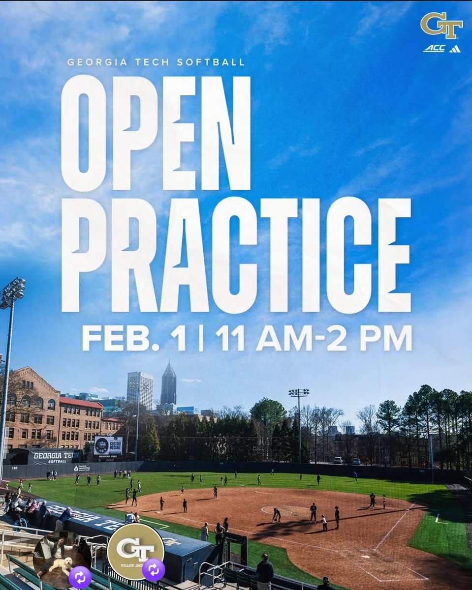 bodean72dec's tweet photo. @_dylanmathews 
We need to have you guys come out to GT softball open practice and media day for the kickoff of the 2026 season.  Love for yall to visit with Coach Morales regarding the upcoming season and players to watch. https://t.co/yNneUos3ml