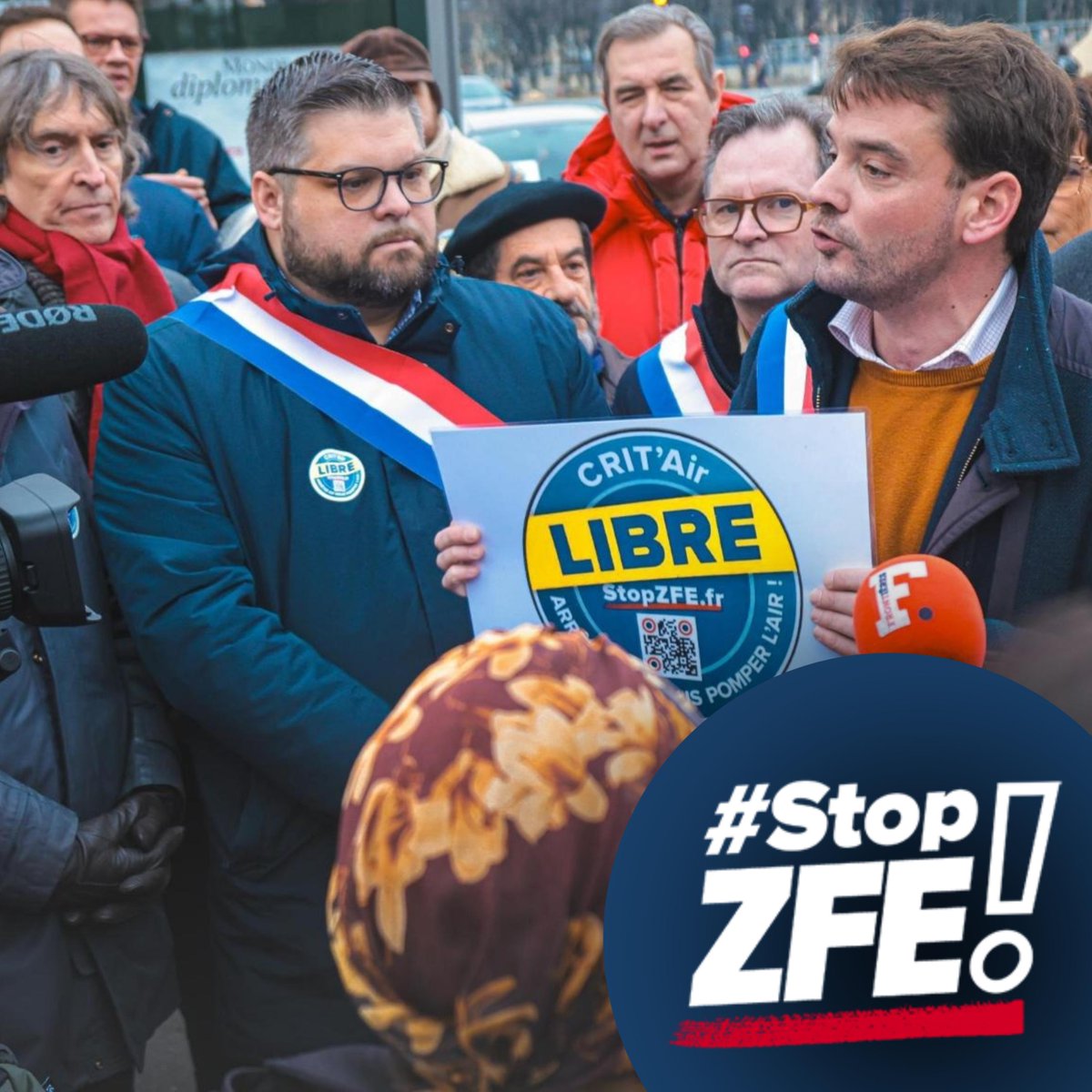 Meurin_P's tweet photo. Cet après-midi, avec mes collègues @MatthiasRN  et @Tesson59  j'irai en commission mixte paritaire pour acter la suppression des ZFE et l'assouplissement du ZAN !
Vos élus du groupe Rassemblement national @groupeRN_off  vous défendent !
#StopZFE #StopZAN https://t.co/H0AosGS4fw