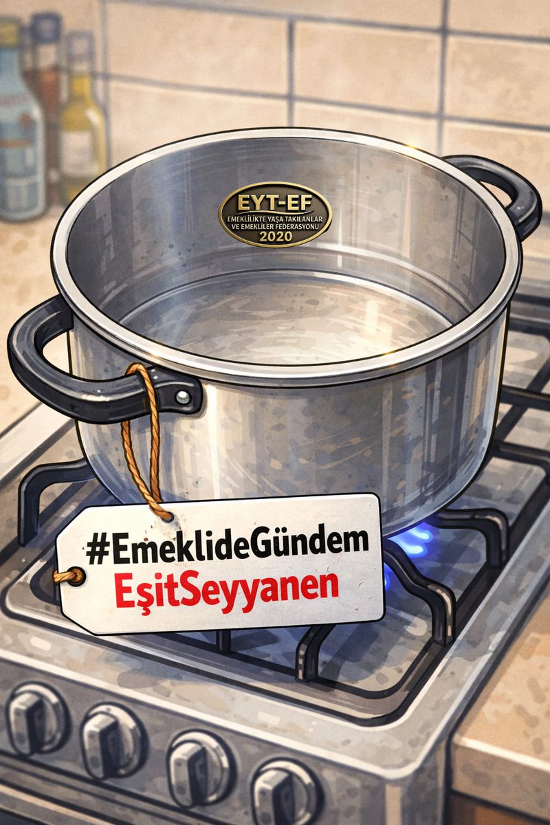 Boş tencerenin yıkamayacağı hükümet yoktur. #EmeklideGündemEşitSeyyanen
