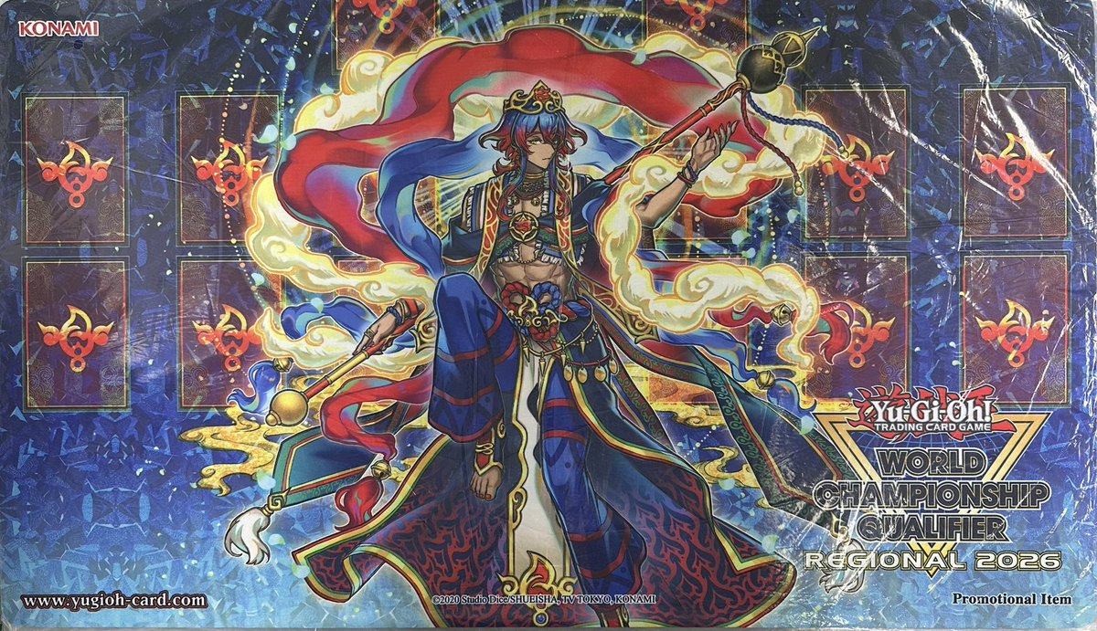 遊戯王 公式 WCQ REGIONAL 2026 絢嵐たるスエン プレイマット 遊戯王 未開封プレイマット②】 絢嵐たるスエン【WCQ】 ￥10,000- 絢嵐