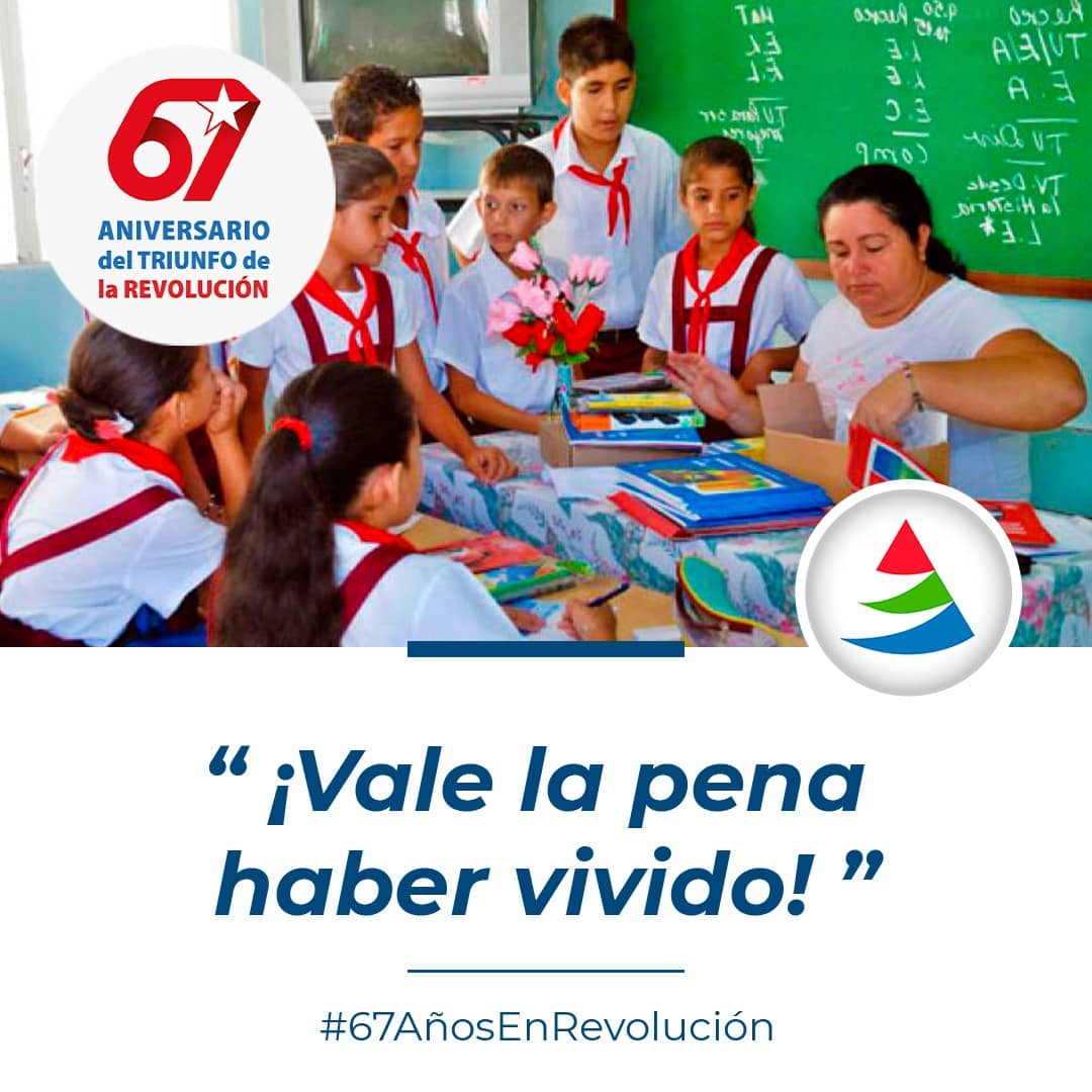 EdelisMena's tweet photo. Orgullosos de nuestros años de Revolución socialista que perdurará por siempre!!!! ❤️❤️❤️
#CubaEstáFirme 
#CubaMined 
#PorCamagueyTodo
🟥⬜️🟦 https://t.co/gdFkO1dO6P