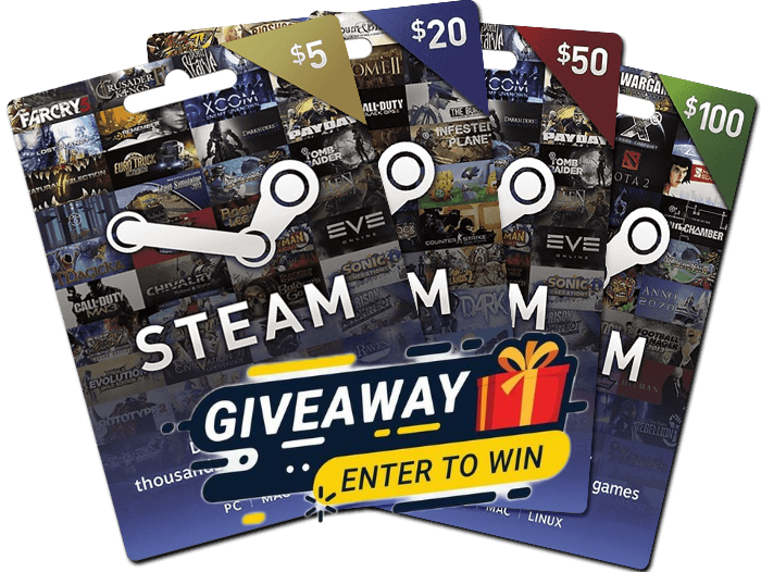 SteamGamesPC's tweet image. 🎮💸"$5 STEAM GIFT CARD"💸 GIVEAWAY
⏰ Ends JANUARY 22nd ⏰

How to Win🏆:
1⃣Like &amp;amp; Retweet this Tweet👇
x.com/GamerskyJP/sta…
2⃣♻️Repost &amp;amp;❤️Like 

📧DM me to sponsor a giveaway like this!
#Giveaway #SteamGame #IndieGameDev #Steamworks #SteamWallet #FreeSteamKeys