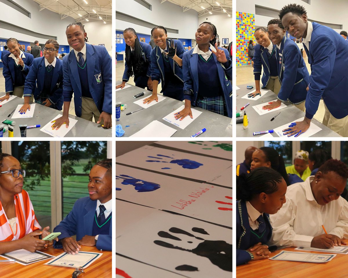 Last first day energy ✨ Matrics pledged excellence, sealed with handprints 🎨A College tradition that marks the start of their final, unforgettable year.

#MitchellHouse
#GrowingPeopleOfSignificance
#MatricClassOf2026