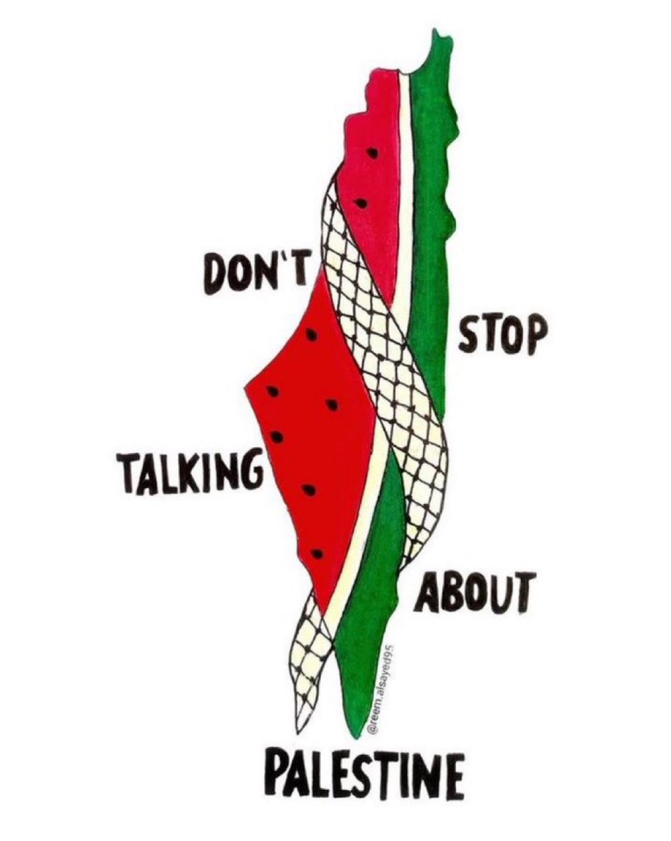 Don’t stop talking about Palestine