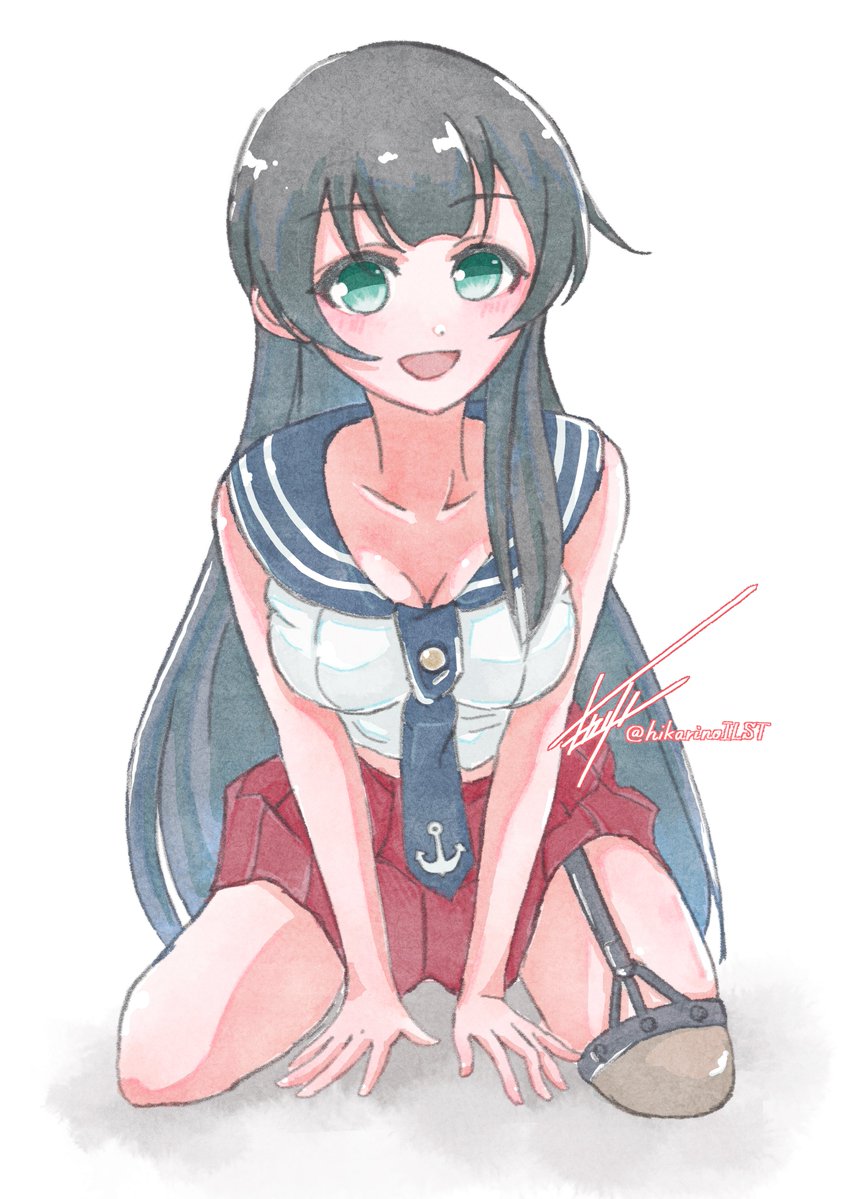 今日は阿賀野さん描きました！

#艦これ版深夜の真剣お絵描き60分一本勝負  
#艦これ版真剣お絵描き60分一本勝負_20260120