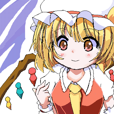 お絵描き掲示板でラクガキ～。

#フランドール・スカーレット #東方Project