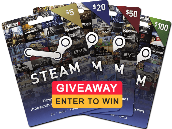 👺👺💸"$5 STEAM GIFT CARD"💸 GIVEAWAY
⏰ Ends JANUARY 22nd ⏰

How to Win🏆:
1⃣Like &amp; Retweet this Tweet👇
x.com/GamerskyJP/sta…
2⃣♻️Repost &amp;❤️Like 

📧DM me to sponsor a giveaway like this!
#Giveaway #SteamGame #IndieGameDev #Steamworks #SteamWallet #FreeSteamKeys