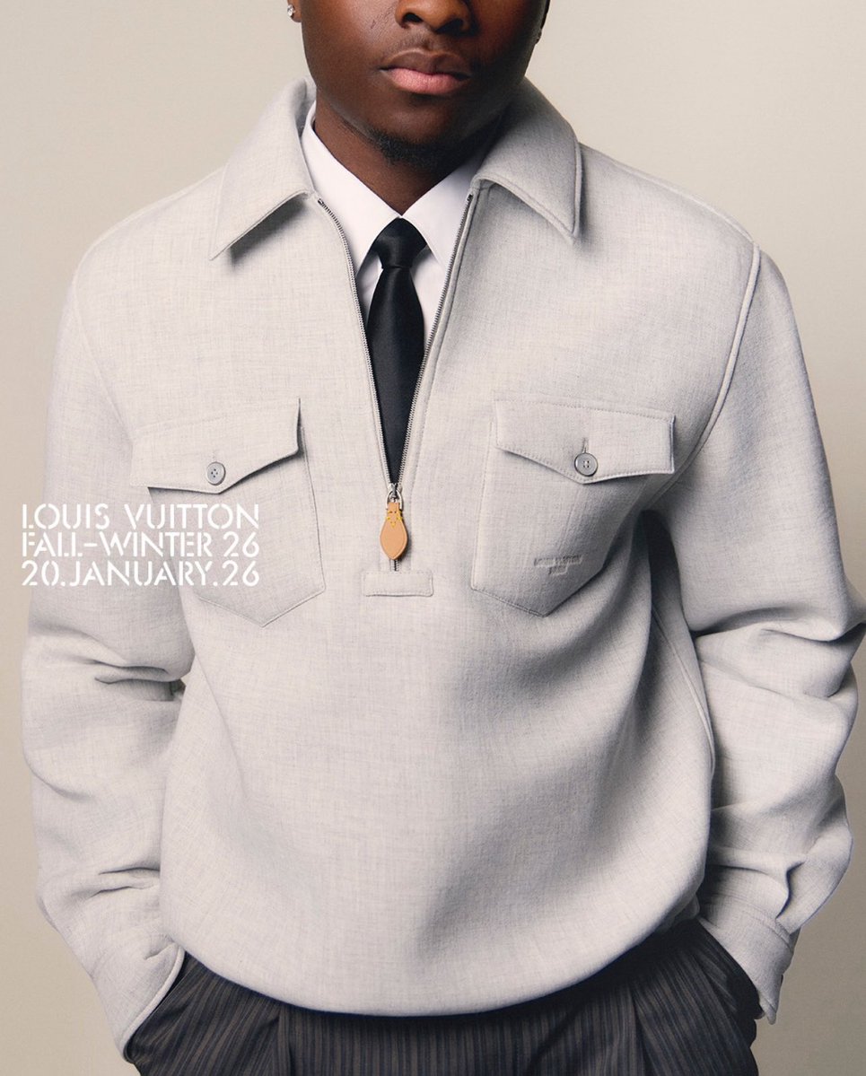 “Sinners” Actor Miles Caton previews Louis Vuitton FW 2026 by Pharrell Williams!🔥 #LVMenFW26