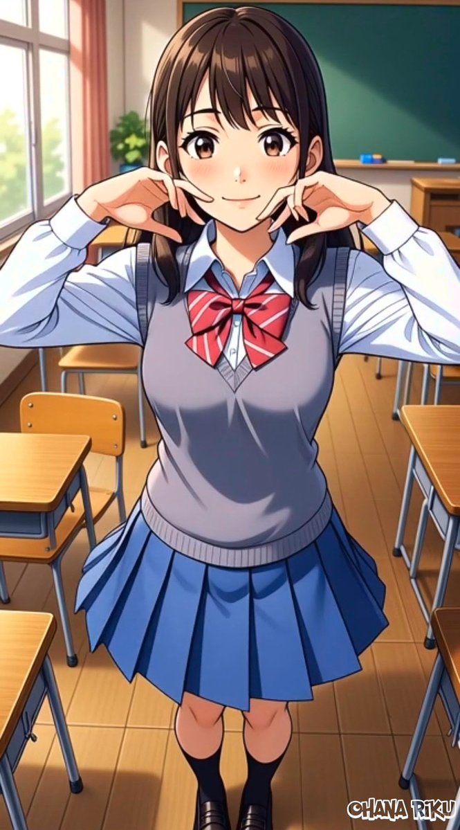 イラスト ohana_keiko おはようございます🤗 #OhanaRiku #AIイラスト #SFW #AIArt