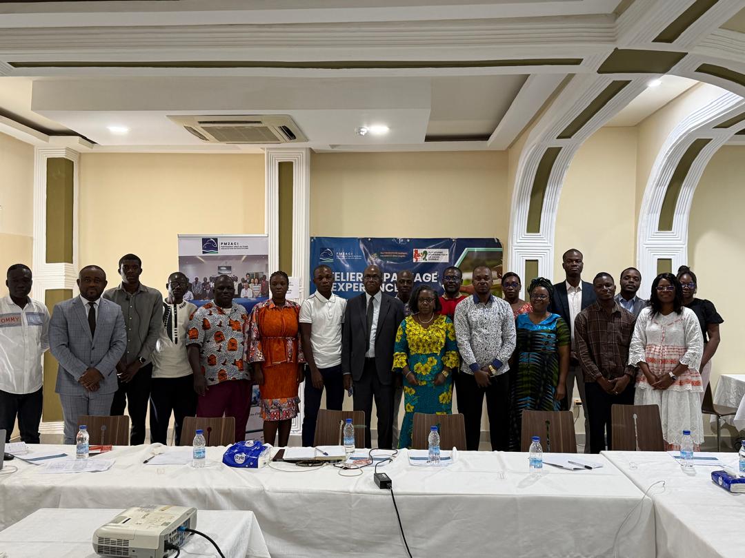 FAOCotedIvoire's tweet photo. #FISH4ACP: la plate-forme ivoirienne pour le cacao durable (PICD) partage son expérience avec le PM2ACI qui est une plateforme d’acteurs de la chaîne du valeur du tilapia. 
Objectifs, apprendre du fonctionnement de la gouvernance du PICD pour renforcer la durabilité du PM2ACI. https://t.co/jcIrQTrYNJ