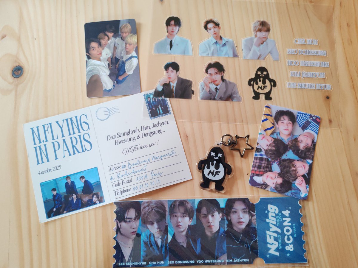 CecileAma's tweet image. Merci beaucoup @NFlyingFr_Fan pour ce super fan pack ! Le porte-clé a lui seul vaut le détour 👍🏻❤️