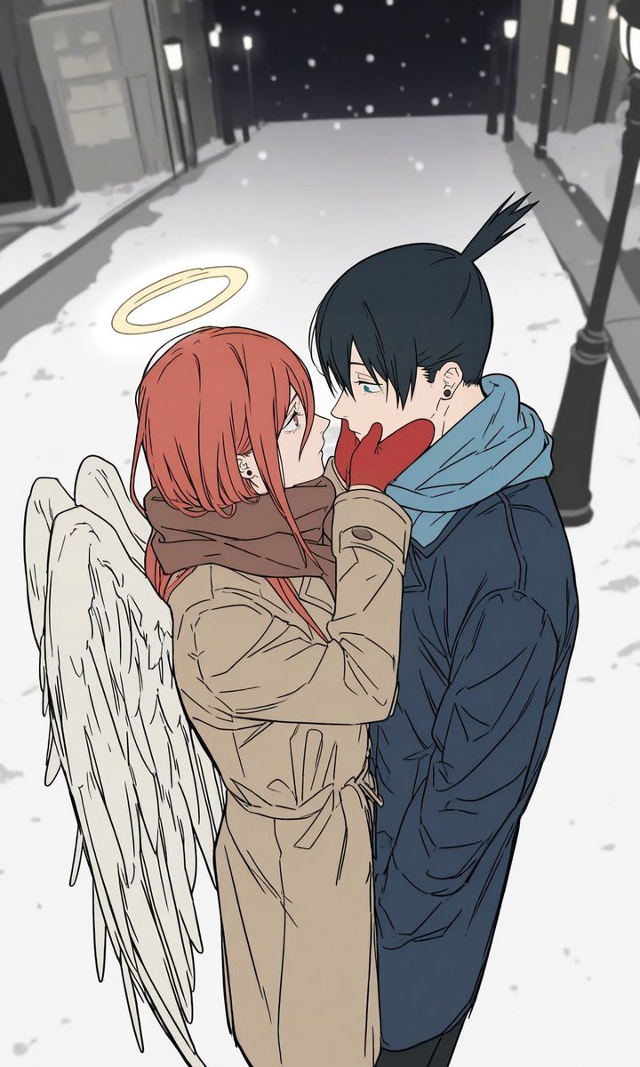 NatsukawaRiko's tweet image. 「1/20」

暖かい？❄️

#akiangel #chainsawman