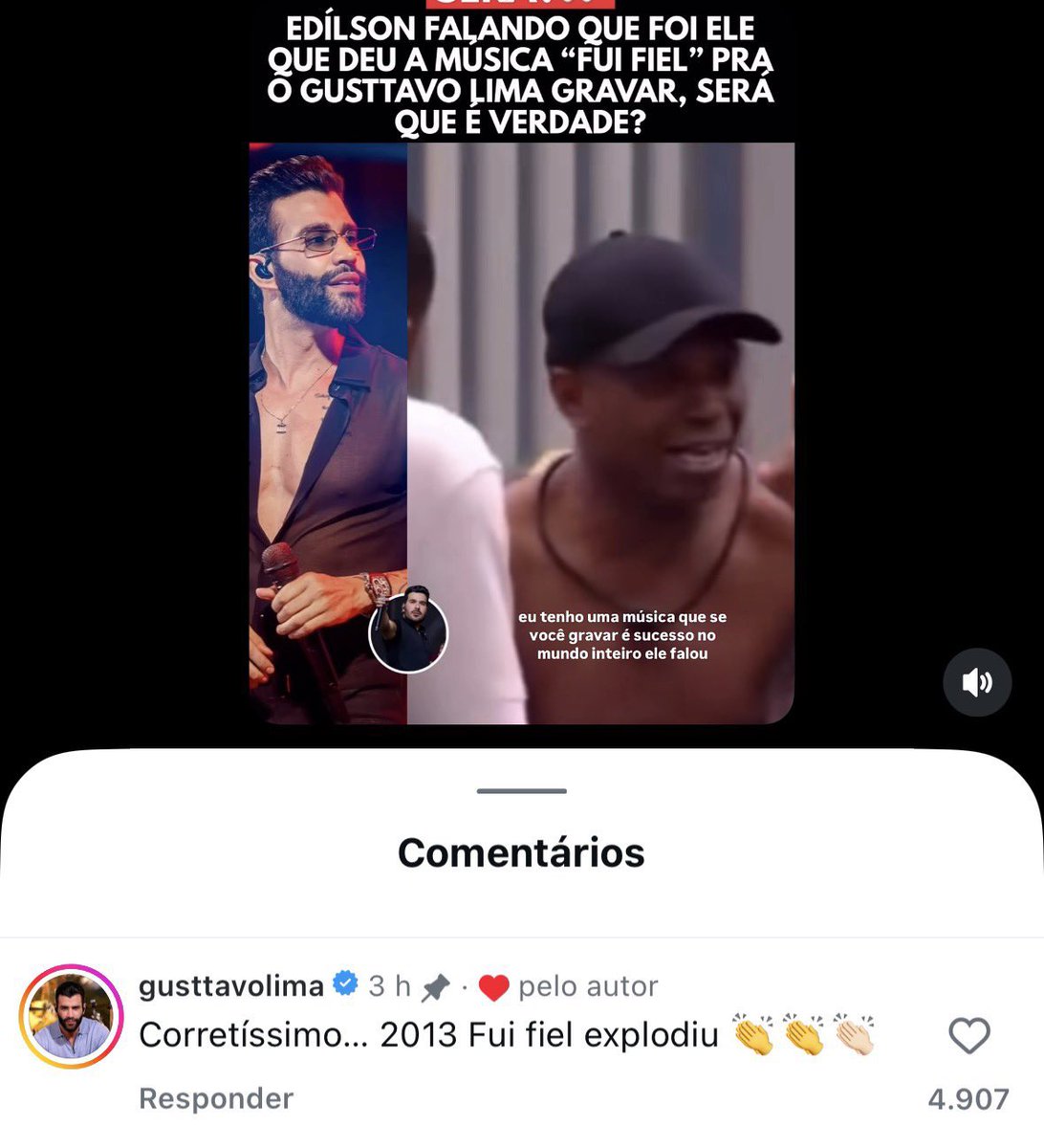 futebol_info's tweet image. Gusttavo Lima confirma: foi Edilson quem lhe deu a música "Fui Fiel".

📸 Divulgação