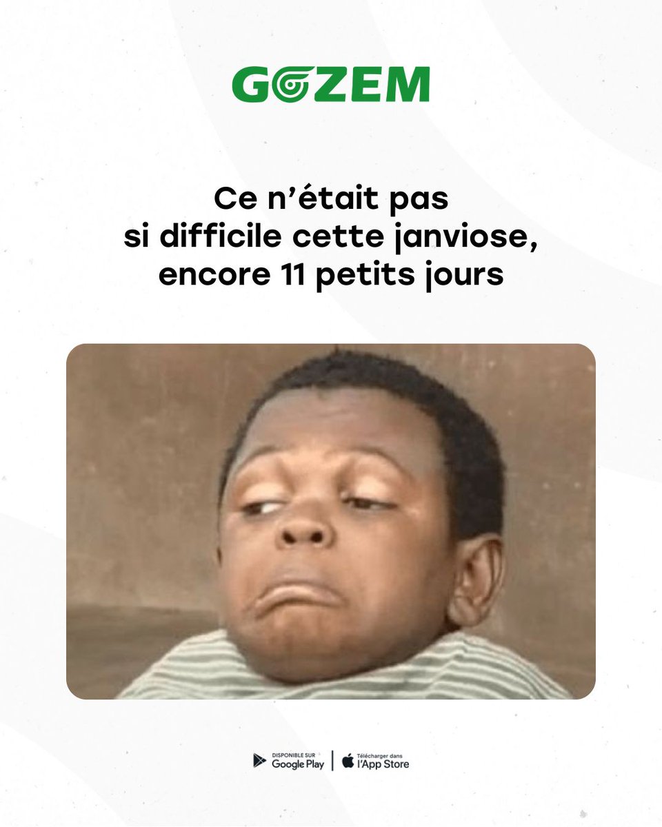 C'est bientôt fini 😁 

Jusqu'au 31 janvier profitez de -40% sur vos plats ! Cliquez sur l'icône spécial foot ⚽

#GozemTogo #promo