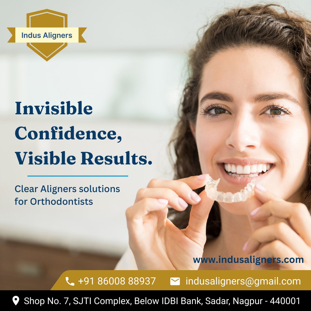 indus_aligners's tweet photo. Invisible Confidence. Visible Results. ✨
🦷 Clear. Comfortable. Clinically effective.
📞 Partner with us today!
Indus Aligners
🌐 Website: https://t.co/e6Jpkfn5Ri
📱 Call: +91 86008 88937
📧 Email: indusaligners@gmail.com
#IndusAligners #ClearAligners #InvisibleBraces https://t.co/h0pua7Ntys