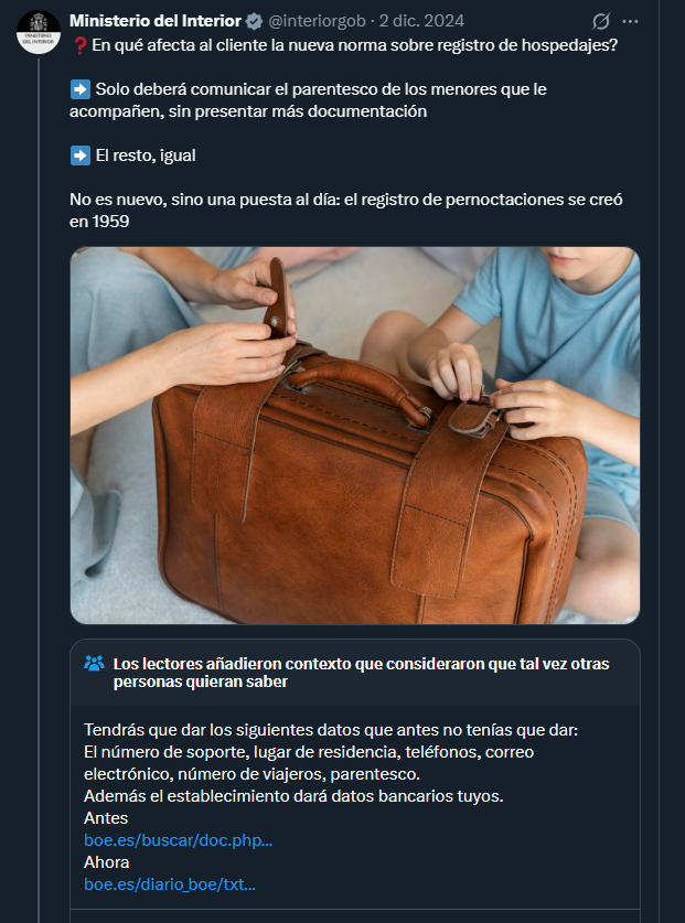 Las fuentes oficiales: