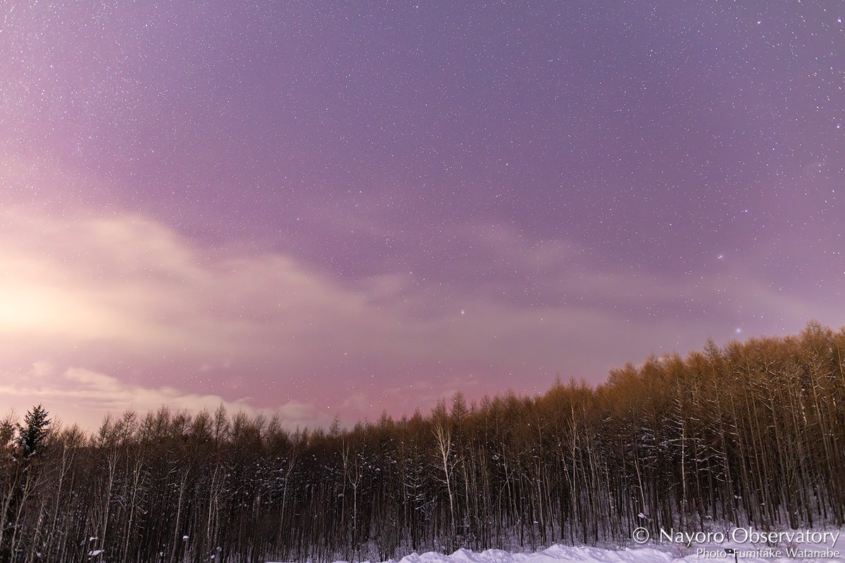 kitasubaru's tweet image. 【低緯度オーロラ中継】少し晴れてきました。
低緯度オーロラ出現中ですが、中継映像ではほぼわかりません。
写真ではハッキリ見えます。(F)
youtube.com/live/JlbaK8GKS…