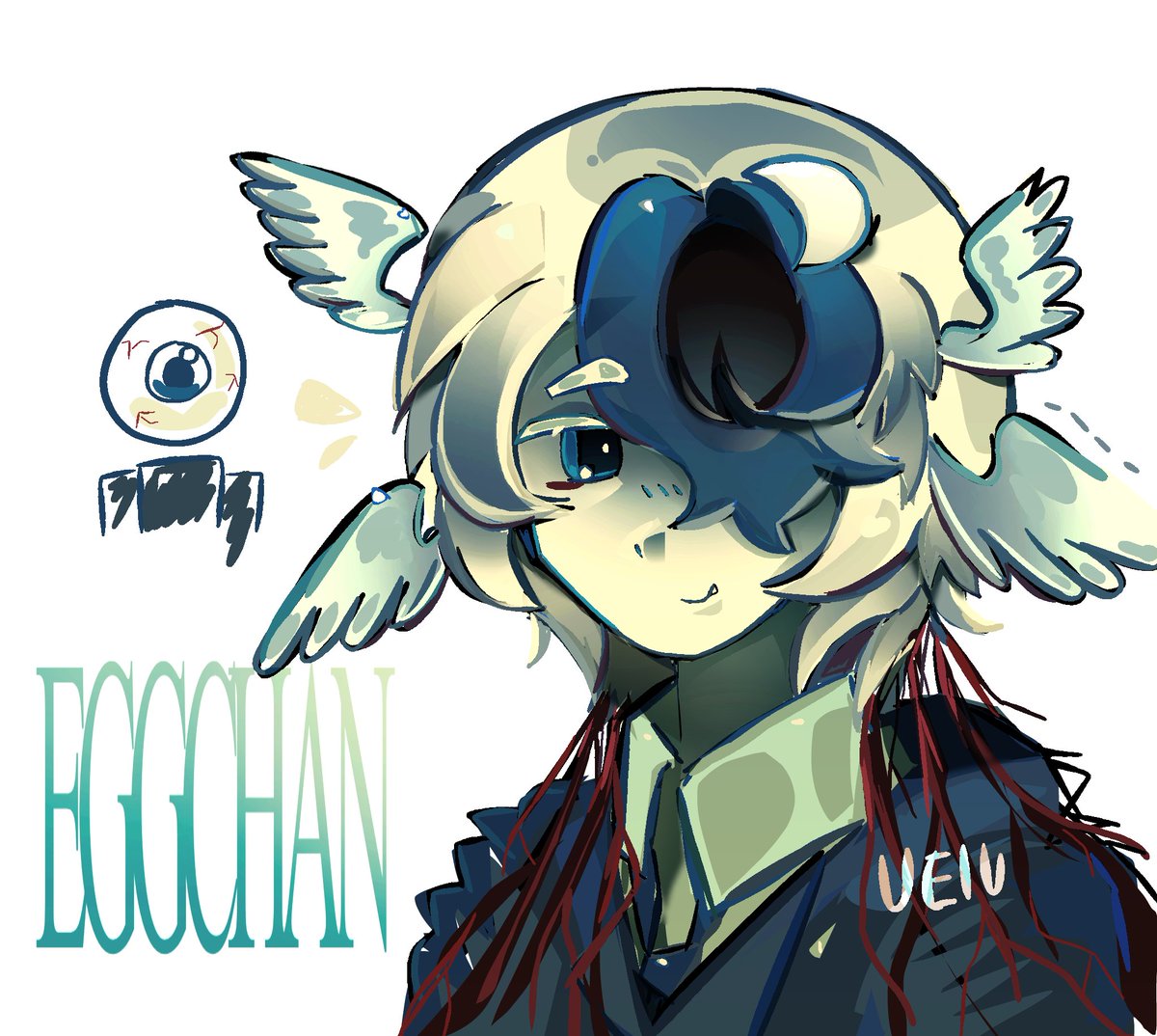 VVelvs69221's tweet photo. I don't watch the series but I like this guy #eggchanfanart #unstableuniverse #eggchan https://t.co/ygEY2I5lAr