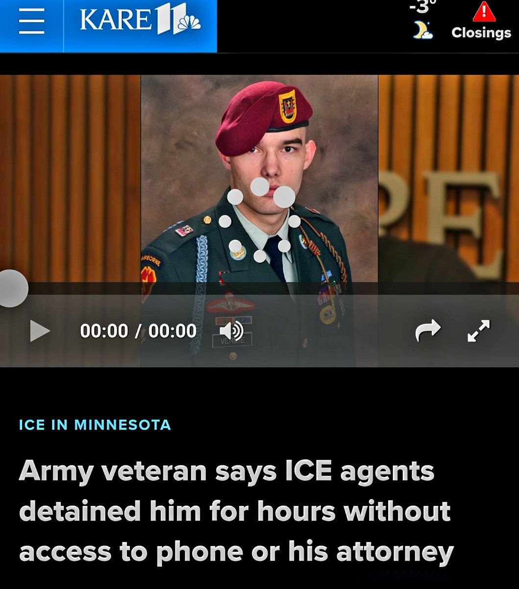 LongTimeHistory's tweet image. William Vermie said the encounter happened not far from where Renee Good was shot and killed earlier this month.

Vermie, who served in Iraq and was awarded a Purple Heart, said he was standing on a sidewalk observing agents arresting two people when he says officers began…