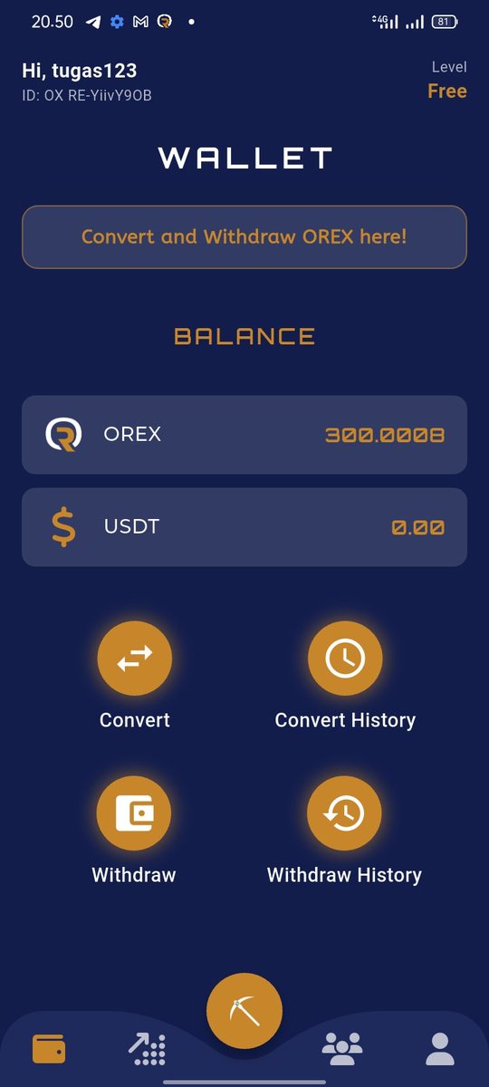 trxfc29's tweet image. 01ASA8LV53 :code referral 
Succes WD easy 
Join me on Mining App! Use my referral code: 01ASA8LV53. Download the app here: orexnetwork.com
#WD

#OREX
#MININGFREE
#OREXNETWORK