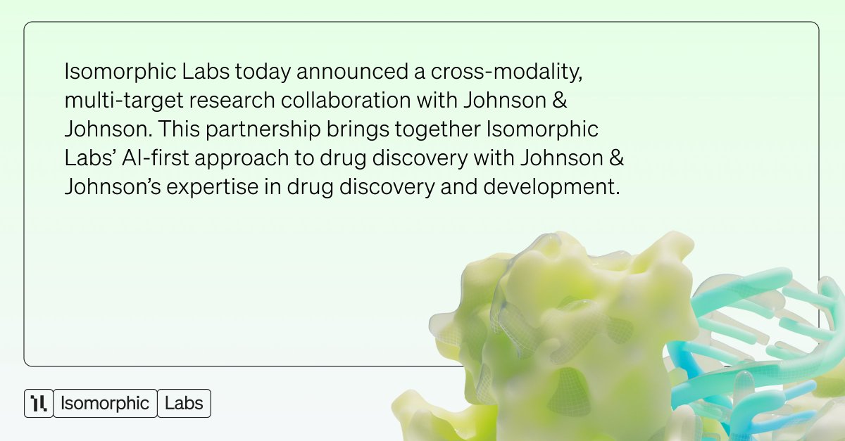 Isomorphic Labs tweet media