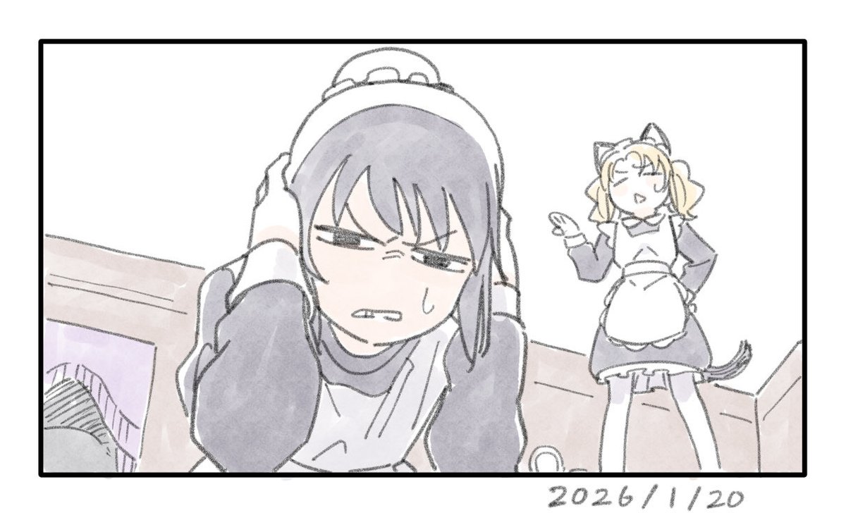 くそ、なんでこんなことに…って顔が描きたかった絵 