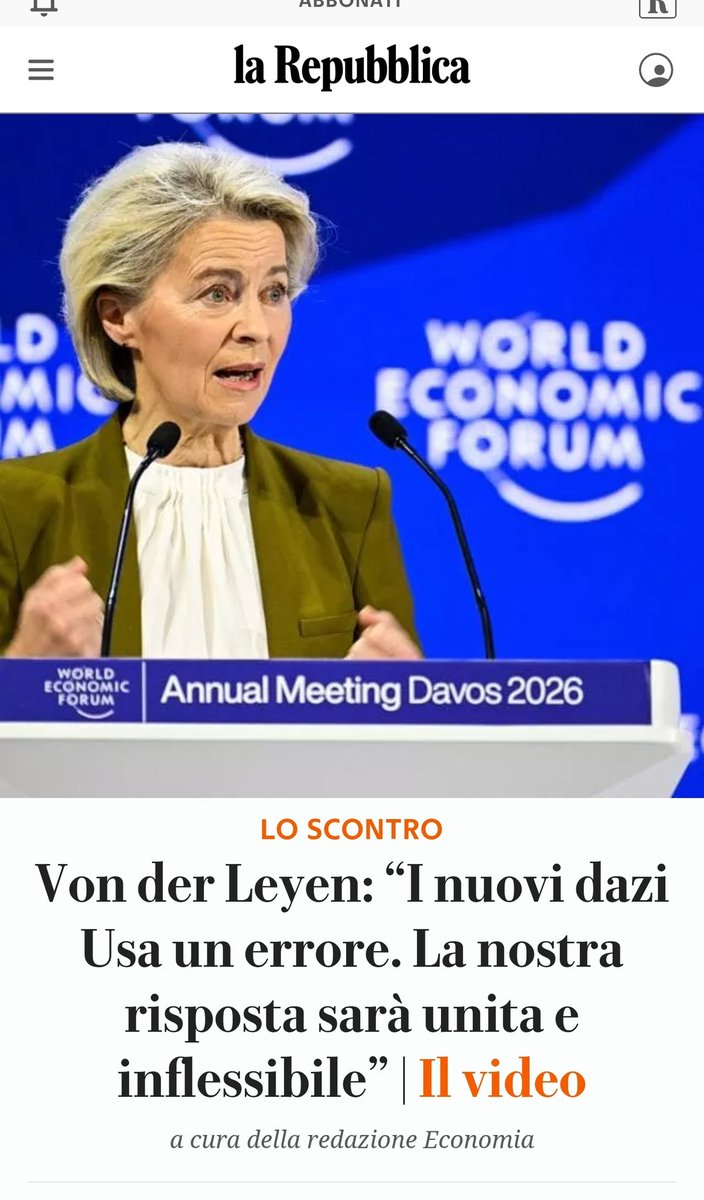 Unita e inflessibile perché Trump mette i dazi alla Germania eh?