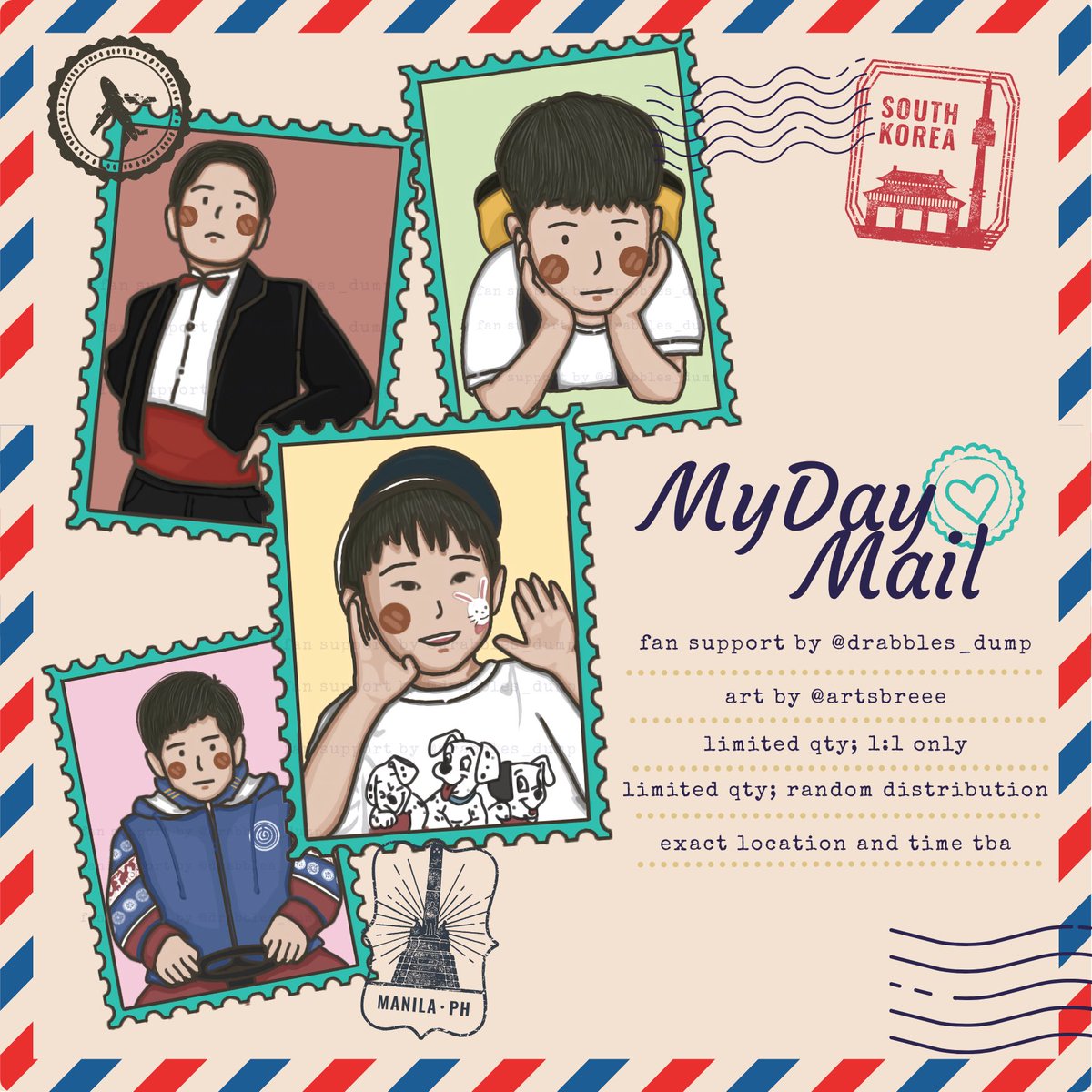 drabbles_dump's tweet image. day6 the decade in manila 💌
fan support by @drabbles_dump 
art by @artsbreee 

📬 limited qty
📬 random distribution
📬 follow/like/rt not required (but highly appreciated!)
📬 time &amp;amp; loc: tba

#The_DECADE_MANILA
#TheDECADEinManila
#DAY6inManila