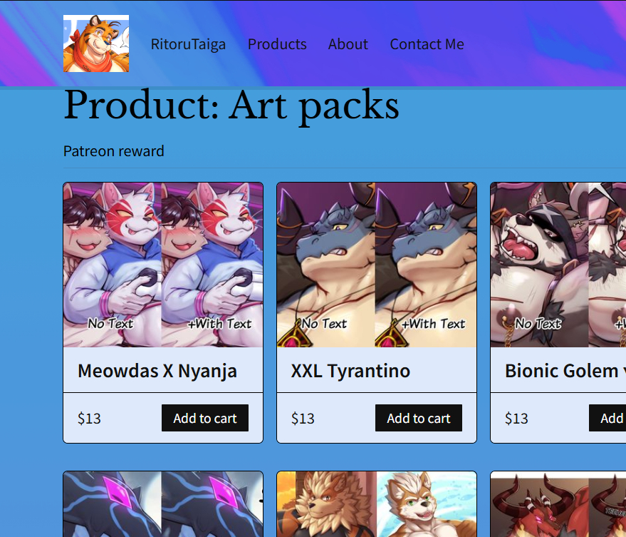 RitoruTaiga 🐯 commission closed❌ tweet media