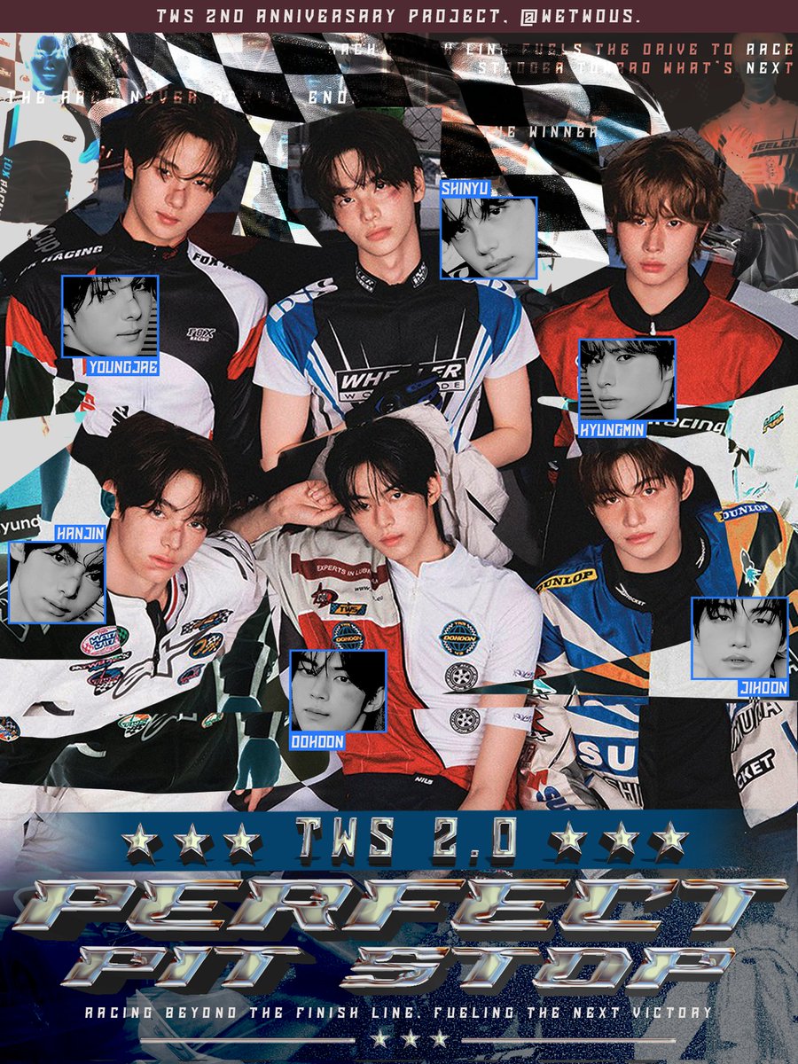 WeTwoUs's tweet image. ᅠ
✶ 🏁 The drivers line up with names placed front, reinforcing individual roles. Racing beyond the finish line, race pace is engaged. As the team reaches 𝗧𝗪𝗦 𝟮.𝟬 𝗣𝗲𝗿𝗳𝗲𝗰𝘁 𝗣𝗶𝘁 𝗦𝘁𝗼𝗽, they setting up for the next lap. 🏎️💨
ᅠ