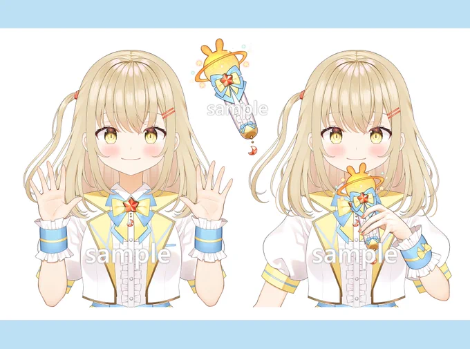 お知らせ 星月こむぎさん( )のキービジュアルや髪型差分などその他差分を制作させていただきました 改めて1周年おめでとうございます!!