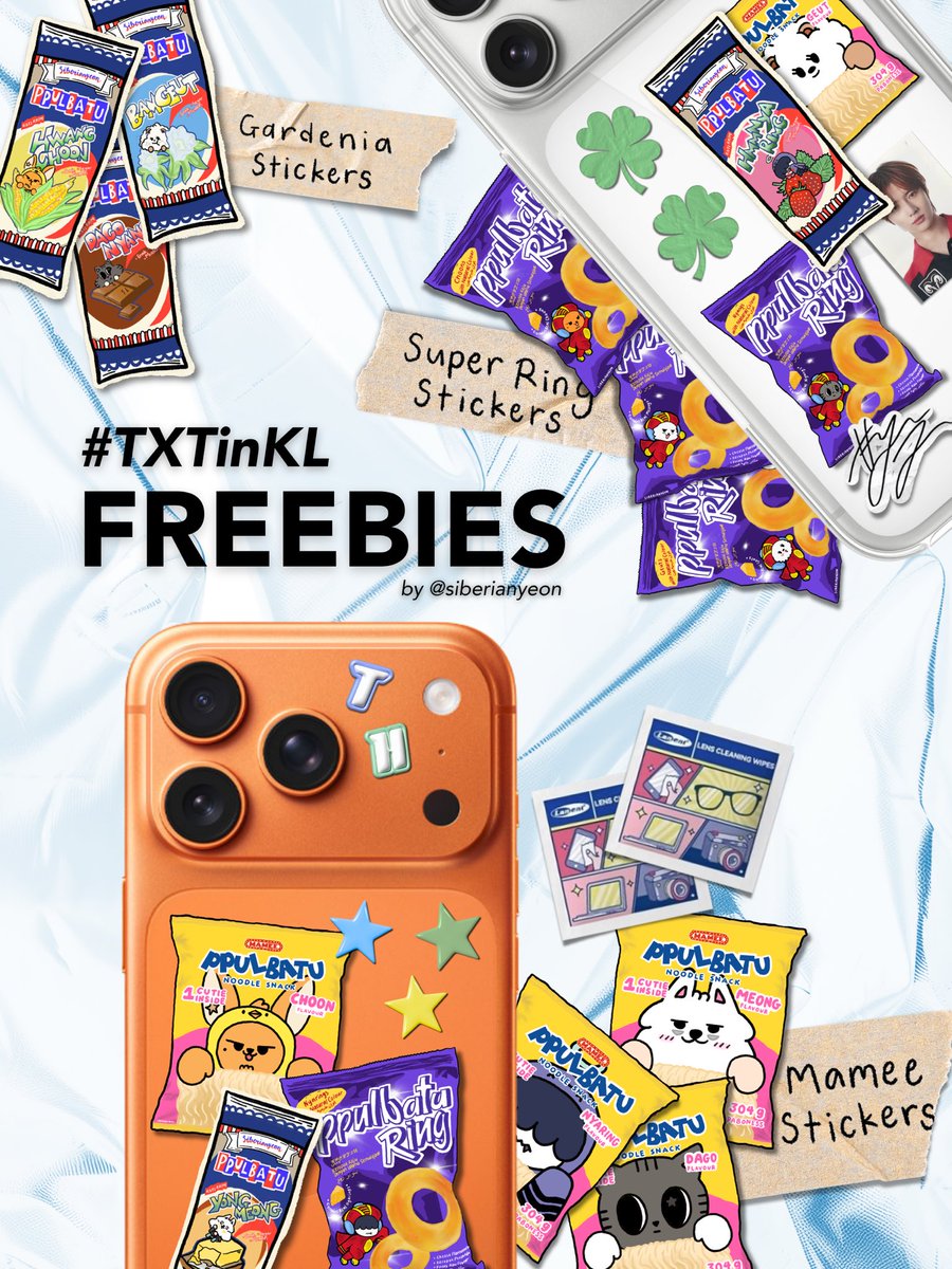siberianyeon's tweet image. TXT ACT:TOMORROW in KL Freebies by @siberianyeon

📆 14 Feb 2026
📍Axiata Arena.

★ 3pcs of stickers for each design (random) + lens wipes
★ Just say hi to me on d-day &amp;gt;&amp;lt;
★ Will be updating on my outfit + location for freebies claiming 

#TXTinKL #ACT_TOMORROW_KL