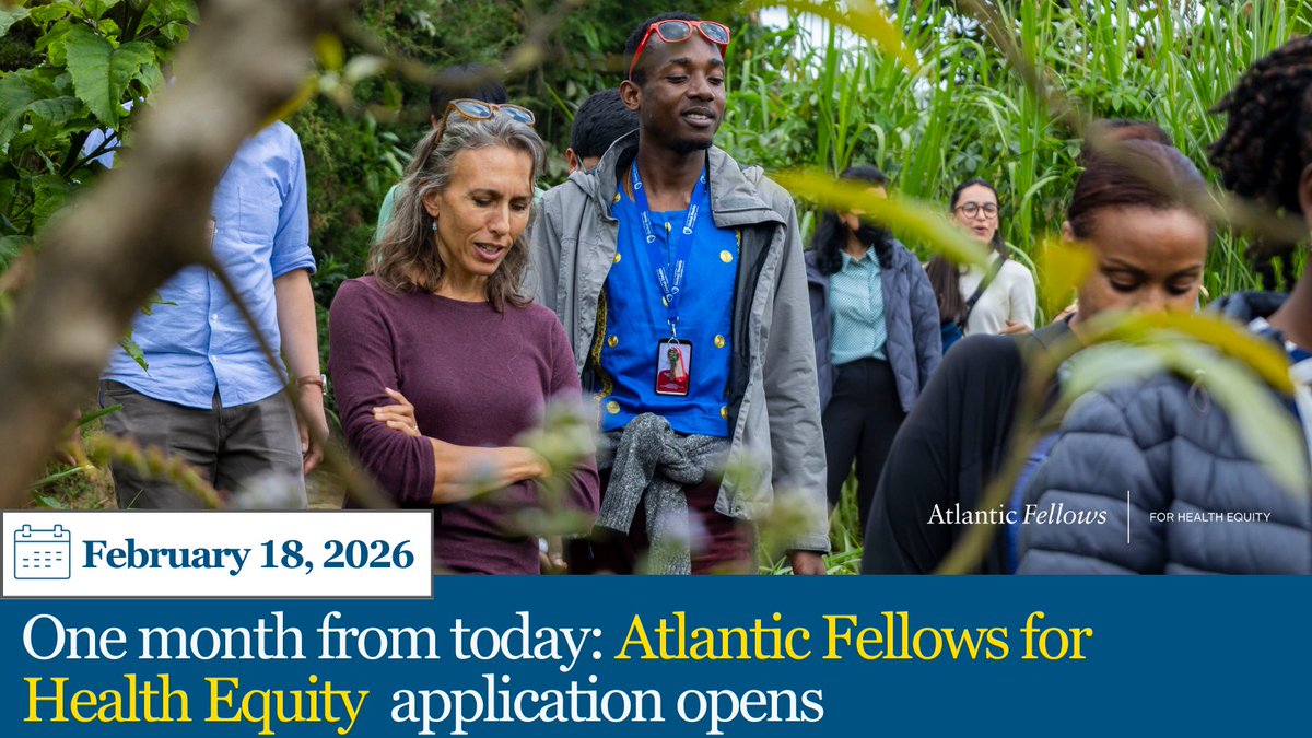 Atlantic Fellows for Health Equity tweet media