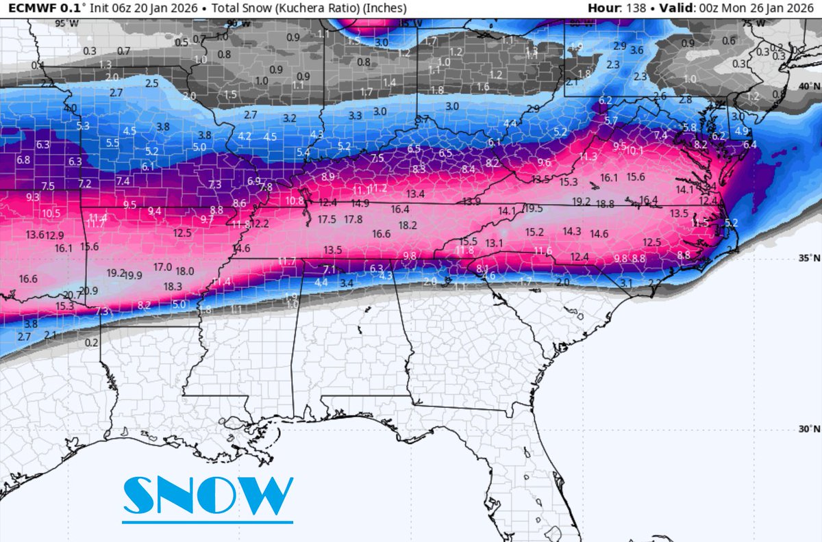 JordanSteele's tweet image. UGH -- this is not good. Plan now! Plan for going day(s) without power this weekend. School cancellations next week. Do not plan a road trip this weekend. This could be a situation where people get stuck on the highway. @weatherchannel will be covering this nonstop this week.