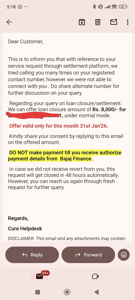 hiteshdave's tweet photo. @Bajaj_Finserv @Bajaj_Finance @Bajaj_Finserv are you joking what is this I'm not paying this much amt thank you https://t.co/klUyRffiGq