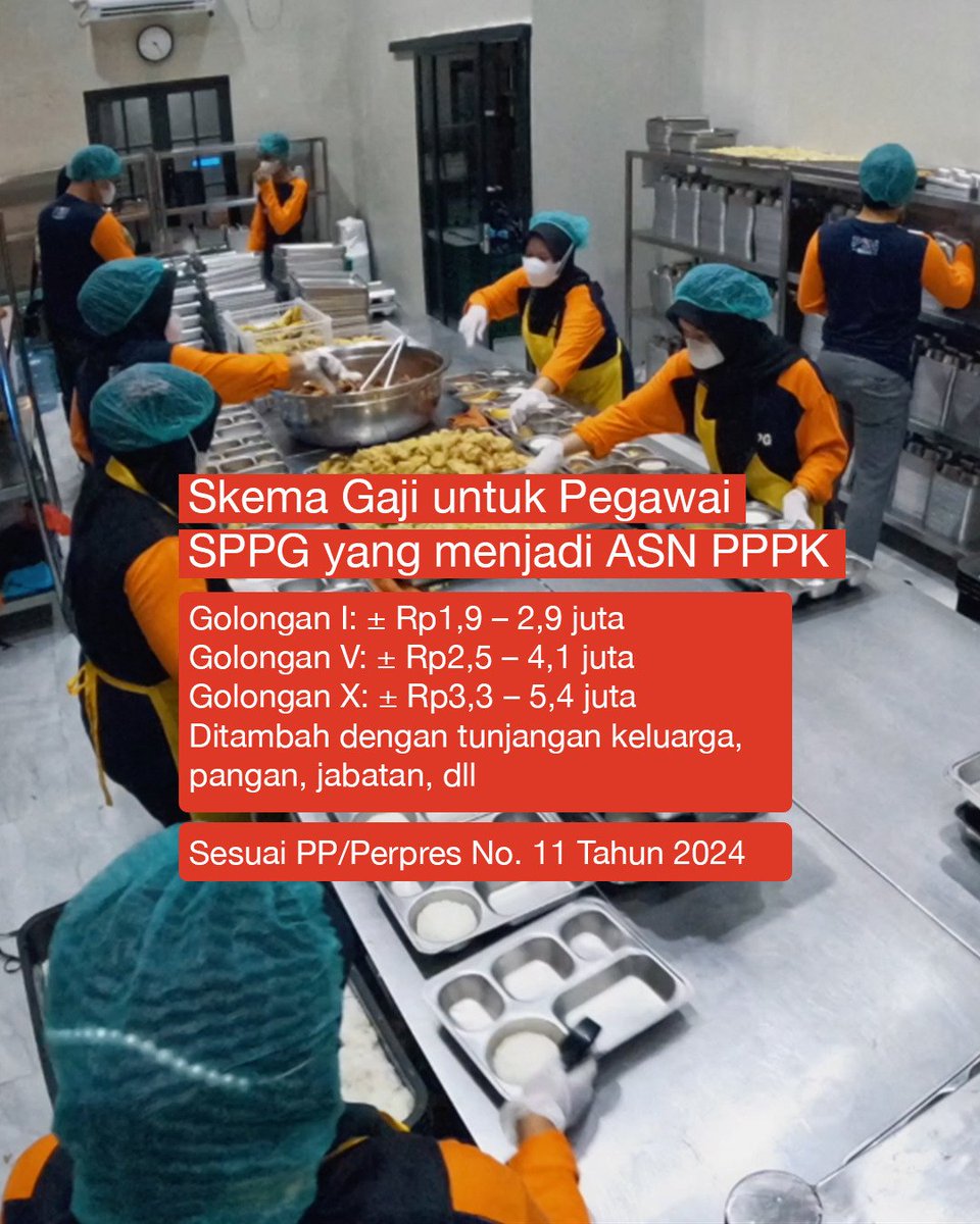 watchdoc_ID's tweet image. Pemerintah menyebut 32.000 pegawai SPPG akan dilantik sebagai ASN PPPK per 1 Februari 2026.

Di sisi lain, Pak Agustinus, guru honorer di Kupang, NTT. Sudah 23 tahun mengajar, gajinya kerap terlambat. Pada 2025, ia hanya menerima Rp223.000.

Siapa yang diprioritaskan pemerintah?