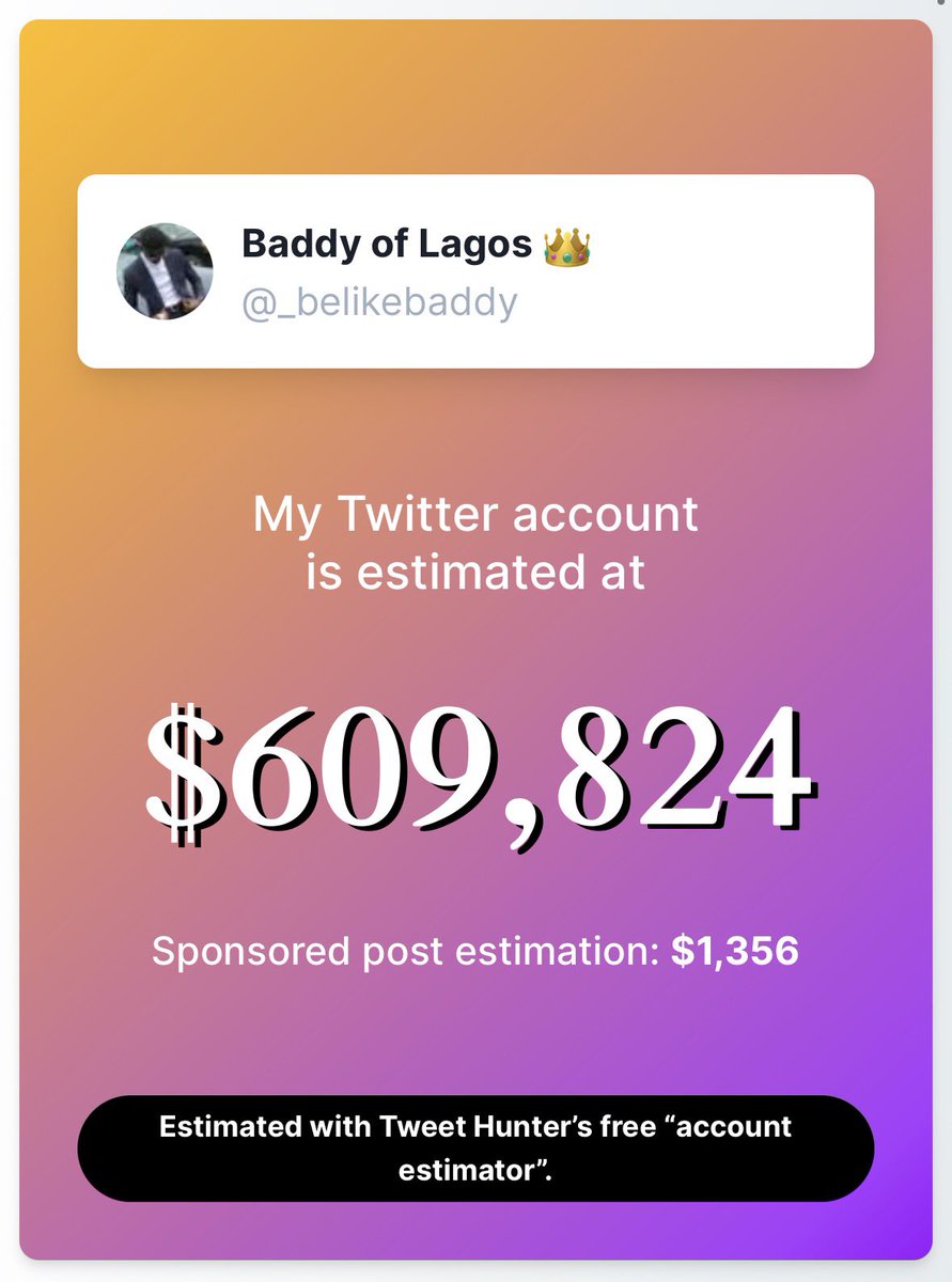 This account is up for sale, I only accept cryptocurrency 🤝🏾