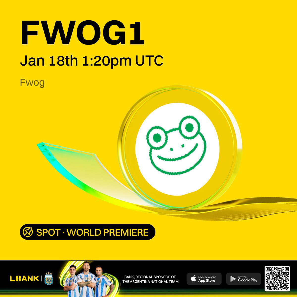 WealthLLBY_'s tweet photo. 4 new tokens are now live on LBank Spot, expanding trading opportunities across multiple narratives.

🟡 FWOG (FWOG1)
🟡 Perpetual Cow (COW2)
🟡 Claude Memory (CMEM)
🟡 ZREAL Super Coin (ZREAL)

📍 Spot · World Premiere
#LBank #LBankAngel https://t.co/KfFApfvVD8