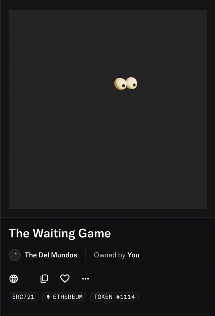 I just minted my <a href="/D3lMundos/">The Del Mundos</a> NFT now waiting for reveal