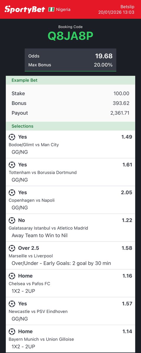 FootChampTv's tweet photo. GT6G6W
Q8JA8P
#UCLtips #UCL https://t.co/eoMaoEMgD9