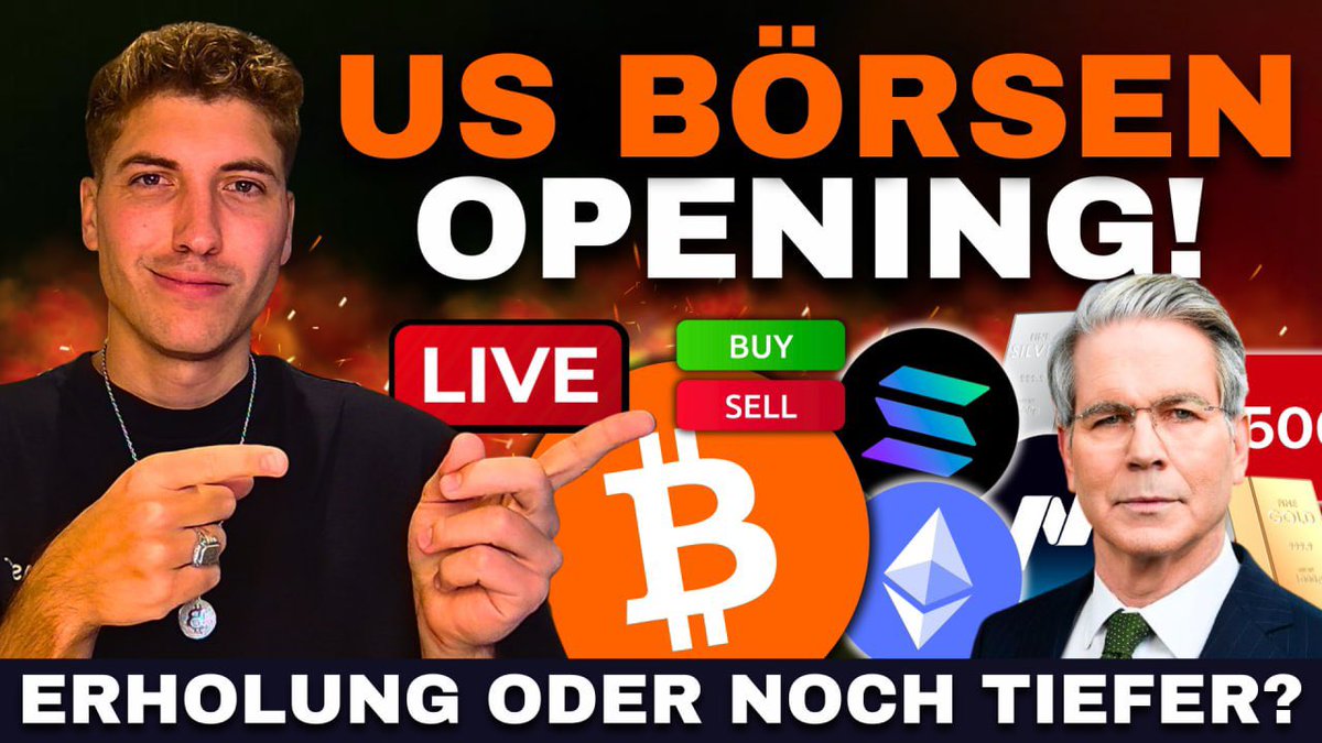 🚨 BITCOIN & KRYPTO LIVE 🚨 Heute ab 14:00 Uhr Live Trading & Marktanalyse.  🔴 14:30 Uhr: Wir verfolgen gemeinsam die Rede von Scott Bessent beim World  Economic Forum in Davos. 🔔