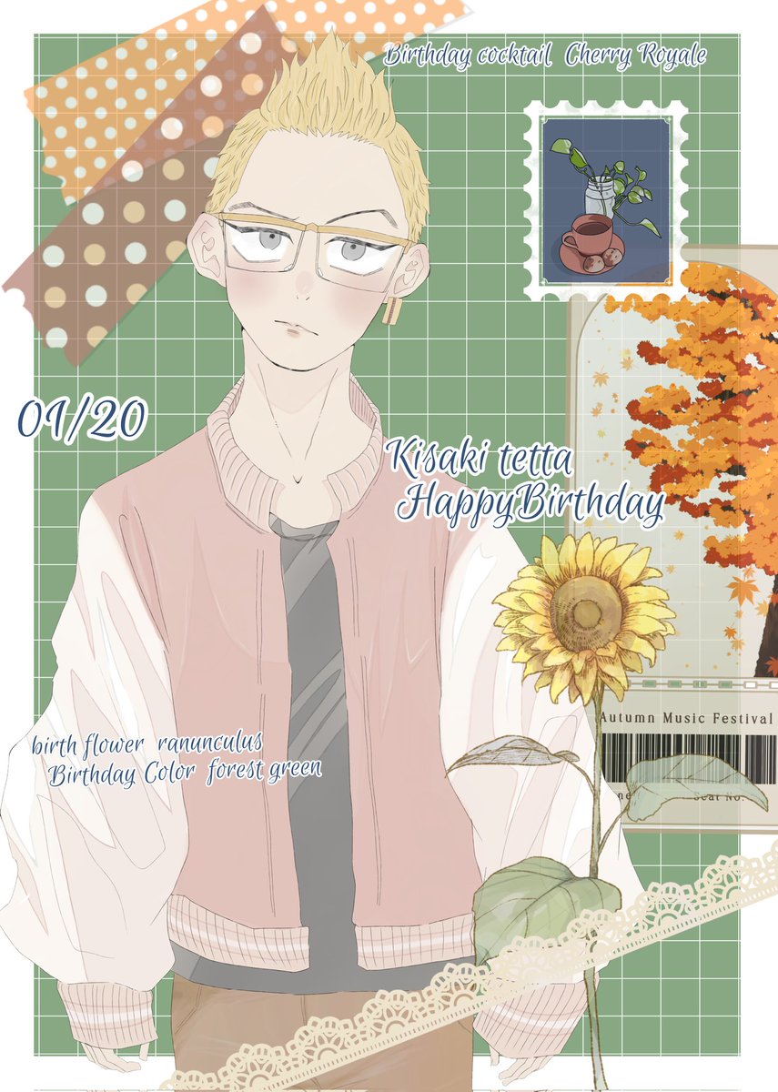 #稀咲鉄太生誕祭2026
#稀咲鉄太誕生祭2026

👓️🎂　遅くなってごめんよ…
おめでとう！！😭✨✨