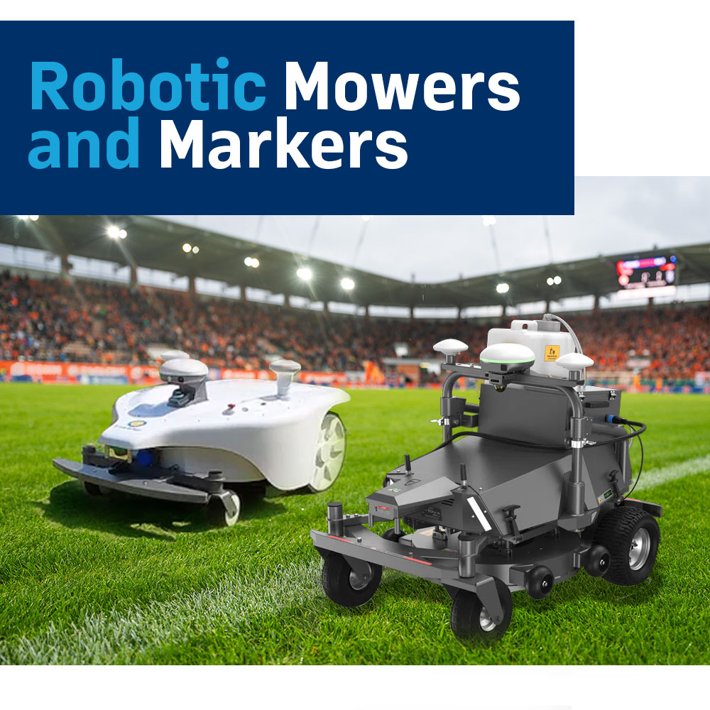 Smarter Line Marking for Grounds Teams.

Take the hard work out of pitch marking with robotic line marking technology. 
Achieve straight, consistent lines every time, while saving hours on setup and preparation.

Explore the future of line marking 👉 bit.ly/464aar9