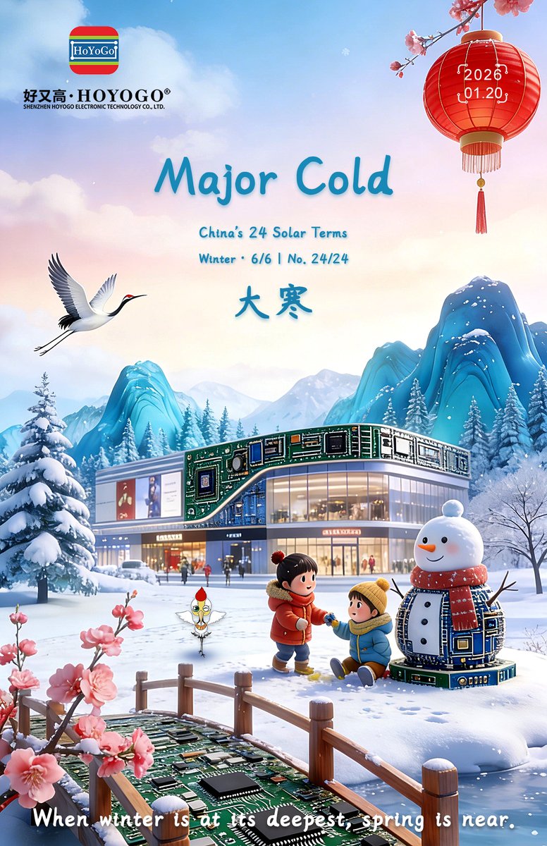 ❄️#MajorCold (The last of China's 24 Solar Terms) ❄️

When winter is at its deepest, spring is near. 🧣🌱🌿🌸

#Chinas24SolarTerms #HoYoGoPCB