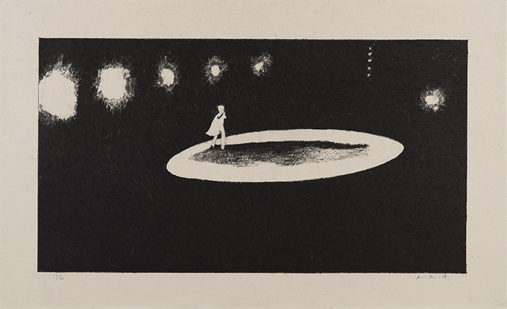 cinemariviera's tweet image. David Lynch. Dreams - A Tribute to Fellini's 8½ (lithographs), 2018