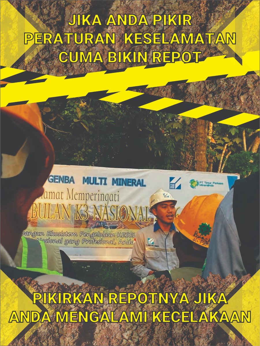 Selamat bulan K3 Nasional teman-teman